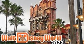 Twilight Zone Tower of Terror 2023 - Disney's Hollywood Studios Rides [4K POV]