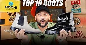 10 Best Chelsea/High Top/ Formal Boot Shoes for Men 🔥 Amazon Shoes Haul Review 2023 | ONE CHANCE