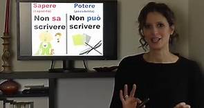 2. Learn Italian Elementary (A2): "Sapere" or "potere"?