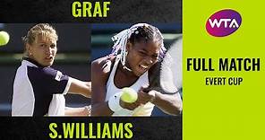 Stefanie Graf vs. Serena Williams | Full Match | 1999 Evert Cup Final