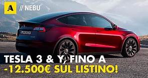 Tesla | TAGLIO ASSURDO nei listini fino a 12.500 EURO per Model 3 e Y da OGGI