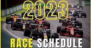 2023 f1 schedule | 2023 Formula 1 Calendar