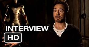 Iron Man 3 Interview - Robert Downey Jr. (2013) - Marvel Movie HD