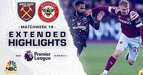 West Ham United v. Brentford | PREMIER LEAGUE HIGHLIGHTS | 12/30/2022 | NBC Sports