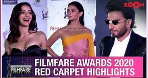 Filmfare Awards 2020 Red Carpet Highlights | Ranveer Singh, Alia Bhatt | Interviews | UNCUT