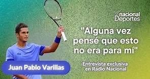Entrevista en vivo a Juan Pablo Varillas tras su gran actuación en Roland Garros, Nacional Deportes
