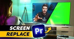 How to FAKE a TELEVISION SCREEN (Premiere Pro Tutorial)