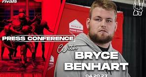 Nebraska Football: Bryce Benhart press conference (04.20.23)