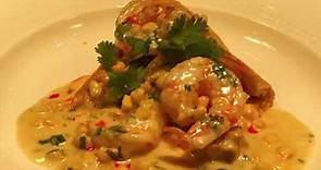Mesa Grill | Tiger Shrimp + Roasted Garlic Corn Tamale for Las Vegas Restaurant Week