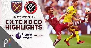 West Ham United v. Sheffield United | PREMIER LEAGUE HIGHLIGHTS | 9/30/2023 | NBC Sports