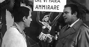 Nino Manfredi Mario Brega e Catherine Spaak in La Parmigiana, un film di Antonio Pietrangeli