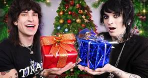 Giving eachother Christmas Gifts!