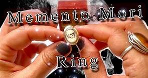 Vintage Jewellery | 💀 Antique Memento Mori Ring 💍 | Presentation
