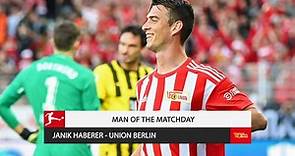 Janik Haberer: MD10's Man of the Matchday keeps Union Berlin at the Bundesliga summit