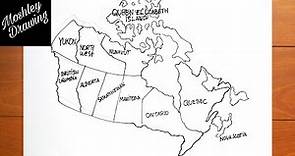 How to Draw Map of Canada