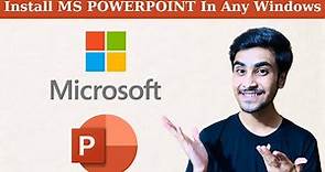 How to Download & Install Microsoft PowerPoint in laptop | Install MS Powerpoint for free