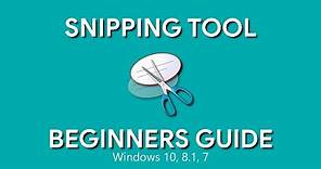 How to Use Snipping Tool (Beginners Guide)