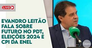 AO VIVO | Evandro Leitão fala sobre futuro no PDT, eleições 2024 e CPI da Enel