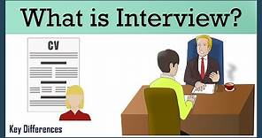 What is Interview? Meaning, Objectives and Types with tips