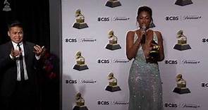 COCO JONES Backstage At The 2024 GRAMMYs