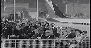 1962年,英國航空客機到達香港九龍城啟德機場