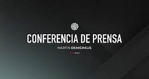 Martín Demichelis en conferencia de prensa