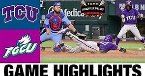 #5 TCU vs Florida Gulf Coast Highlights | NCAA Baseball | 2024 College Baseball