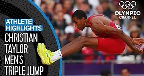 Christian Taylor's 🇺🇸 Olympic Highlights | Athlete Highlights