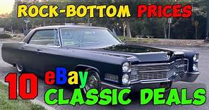 Classics on a Budget: Top 10 eBay Classic Car Deals