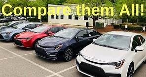 Comparing ALL 2020 Corolla Trim Levels: How to Choose!
