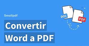 Cómo convertir Word a PDF, con Smallpdf