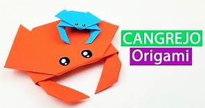 🦀 Cómo hacer un cangrejo de papel en origami ¡Fácil!