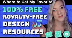The Best FREE Royalty Free Resources (Videos, Photos, Stock Footage, Music) for Your Design Projects