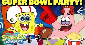 FULL EPISODE: SpongeBob Throws a Super Bowl Party! 🏈🎉 w/ Patrick | SpongeBob
