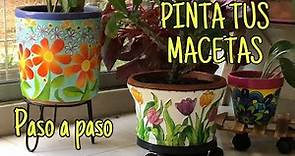 Cómo Impermeabilizar las Macetas para Pintarlas/How to Waterproof Clay Pots