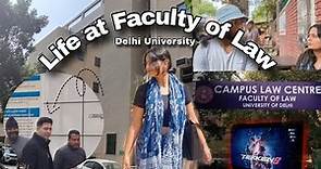 FACULTY OF LAW, Delhi university !! Day in a life at law school