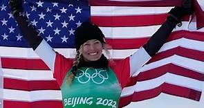 American snowboarder Lindsey Jacobellis wins gold medal at Beijing Winter Olympics