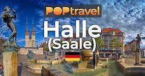 Walking in HALLE (Saale) / Germany 🇩🇪 - 4K 60fps (UHD)
