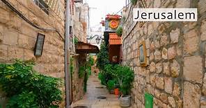 Jerusalem. Centuries-Old Streets of the Christian Quarter. A Journey Through the Old City.