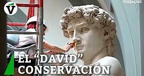 El 'David' de Miguel Ángel y su minucioso proceso de limpieza