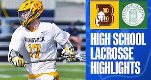 NATIONALLY RANKED PROGRAMS! Brunswick (CT) vs. Deerfield (MA) | High School Lacrosse Highlights 2022