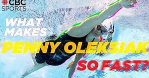 What makes Penny Oleksiak swim so fast? | World Aquatic Championships 2022 | CBC Sports