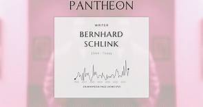 Bernhard Schlink Biography | Pantheon