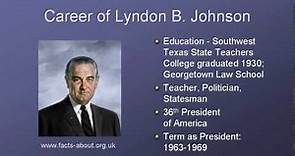 President Lyndon B Johnson Biography
