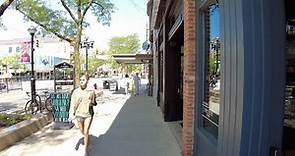 Ann Arbor 4K - Main Street Walk - Downtown Treetown - Michigan Summer Afternoon