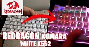 REDRAGON Kumara K552 White | *PERSONALIZAR RGB del teclado*