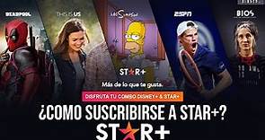 Como SUSCRIBIRSE a STAR+ | Registrarse y Crear una Cuenta de Star Plus