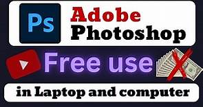 Use adobe photoshop online free without download | photoshop free use in laptop and computer 🖥