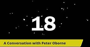 A conversation with Peter Oborne