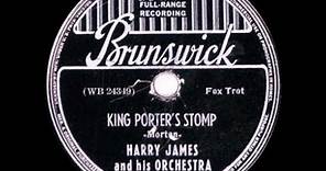 King Porter Stomp - Harry James, 1939 (His Original Studio Version)